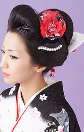 日本髪風ヘアセット