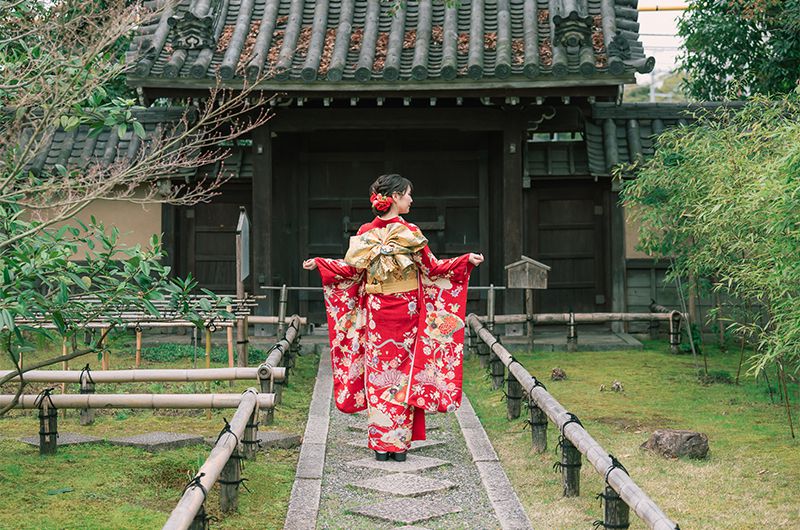 京都の庭園でゆったり贅沢一日撮影プラン