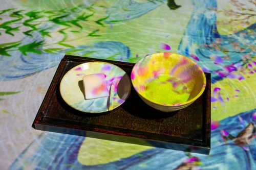 Restaurant “NIWA” at the Kyoto Station Building East Square, and the illuminated teahouse “KIWA” ⌇ Kyoto sightseeing in a rented kimono
